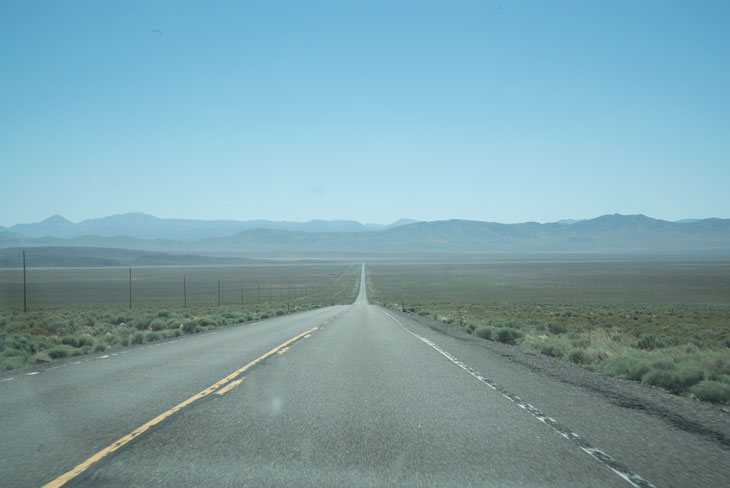 Boat in Nevada with windmills