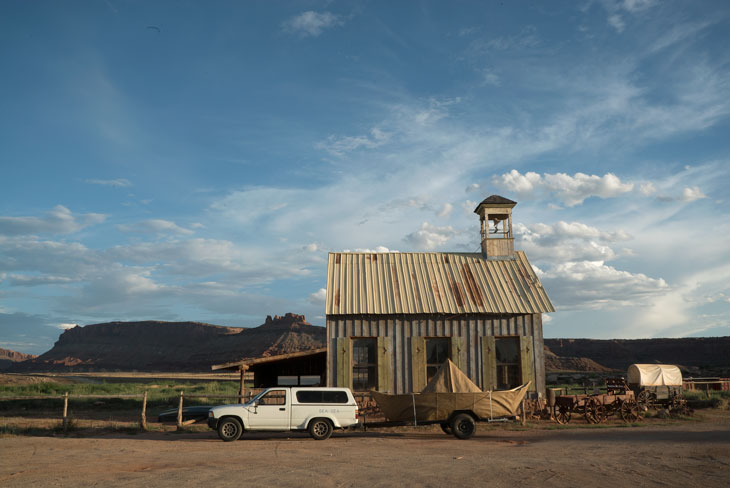 Boat near Arches National Park in Utah