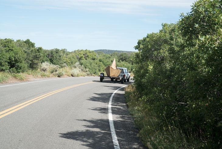 Boat at Black Canyon of the Gunnison Gorge, Colorado