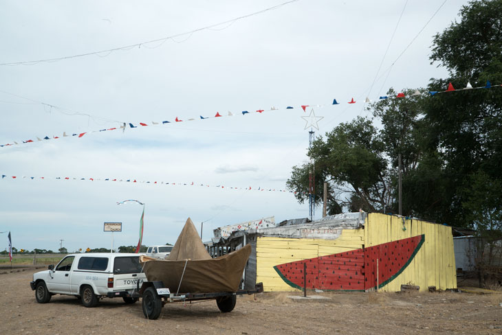 Boat in Pueblo, Colorado