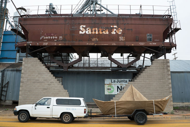 Boat in La Junta, Colorado