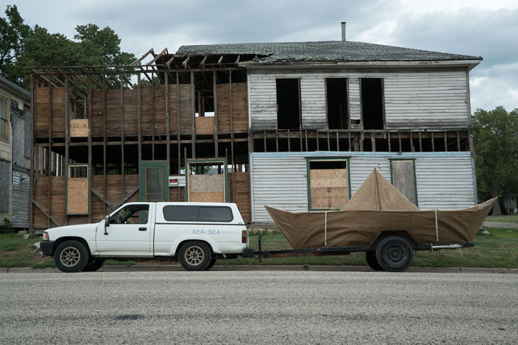 Boat in Lebanon, Kansas