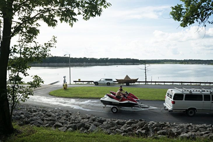 Boat at Mark Twain Lake, Missouri