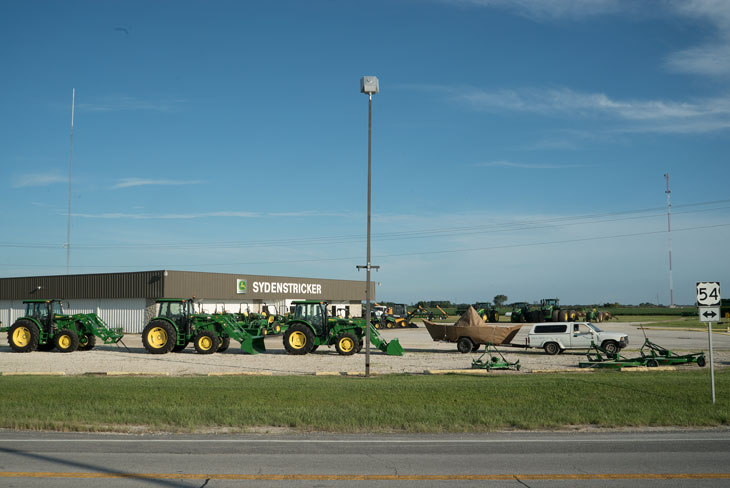 Boat at John Deere in Missouri