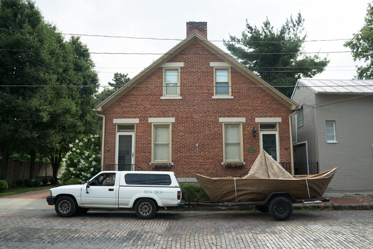 Boat in Germantown, Columbus, Ohio