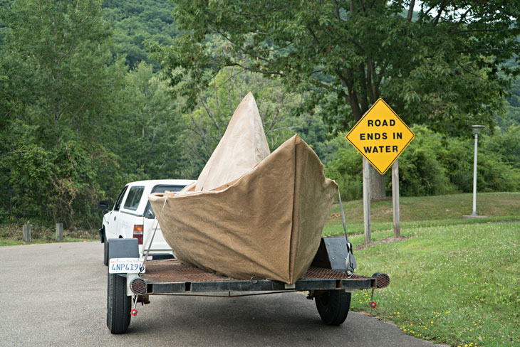 Boat at Kinsua Dam, Allegheny River, Pennsylvania